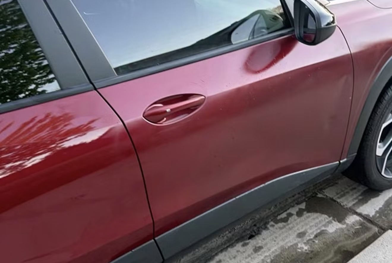 Pre-existing damage — Trax 2RS detail